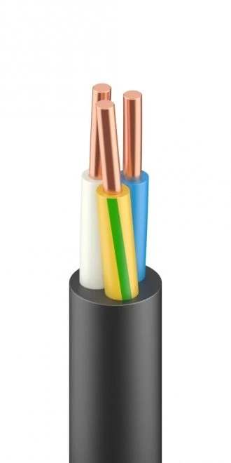 Low-Flammability Insulated Cable with PVC Sheath, Cold-Resistant