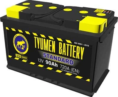 Lead Starter Battery TYUMEN BATTERY 6СТ-90LR STANDARD