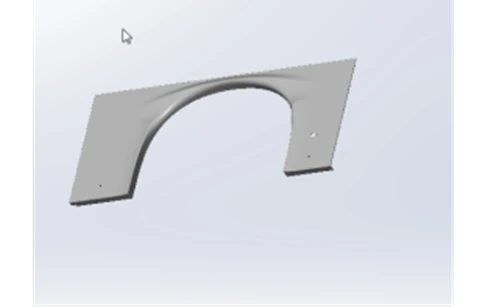 Composite Left Rear Arch Panel Assembly 5299-372-5400530-05