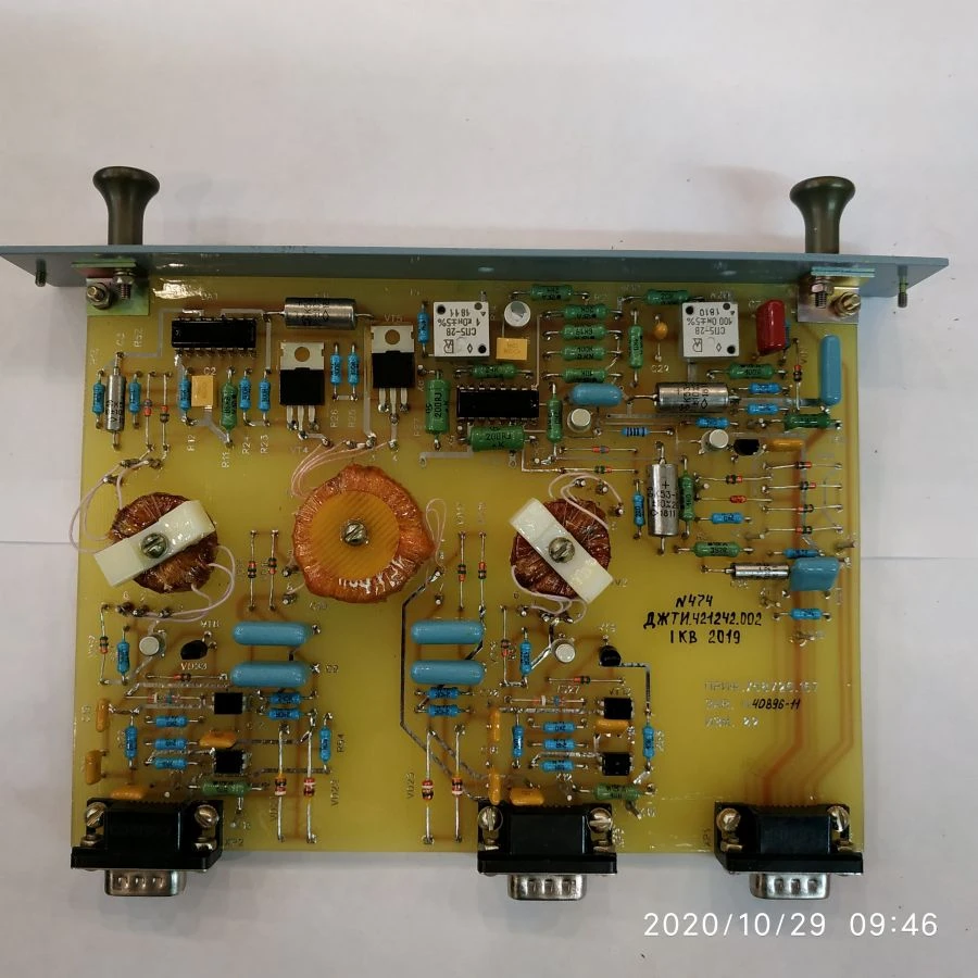 لوحة التحكم المعزولة غلفانياً لـ DIP-01 (DJTI.421242.002)