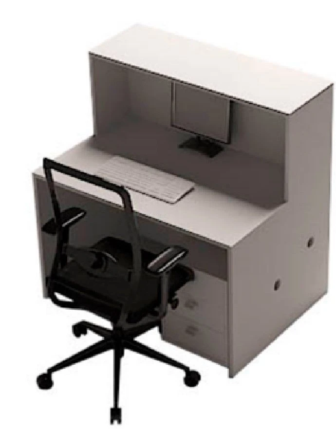 Universal Barrier Work Table 1200mm with Side Panels