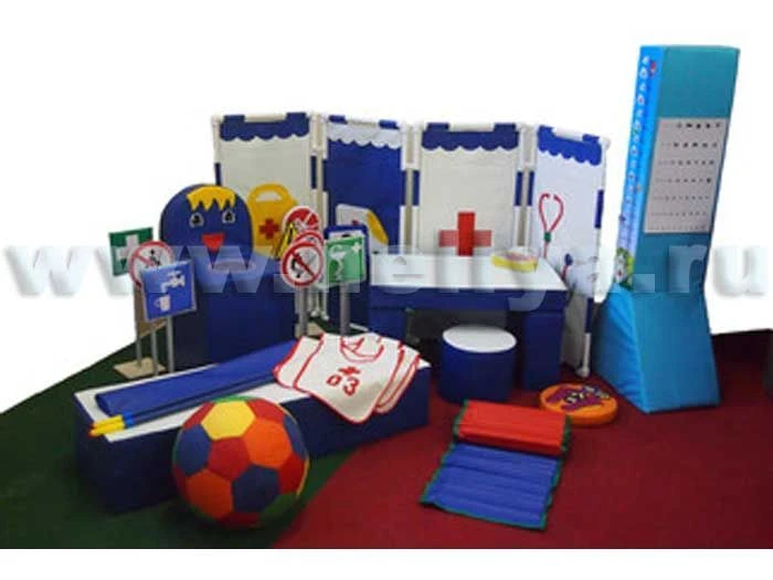 Play Set 'Nellya' Kit 03 with Hospital Screen and Accessories