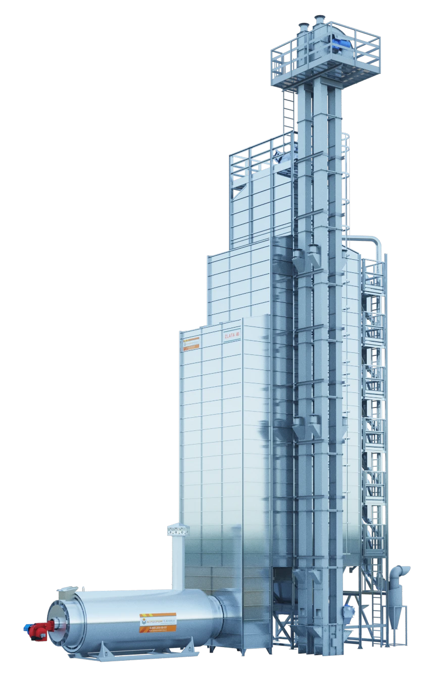 مجفف الحبوب المودولي "Zlata" Zlata 40 (تسخين غير مباشر، غاز)