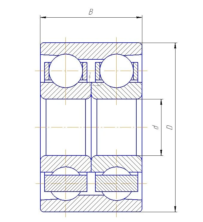 محمل دوار 6-3286208D-ETU 100/3