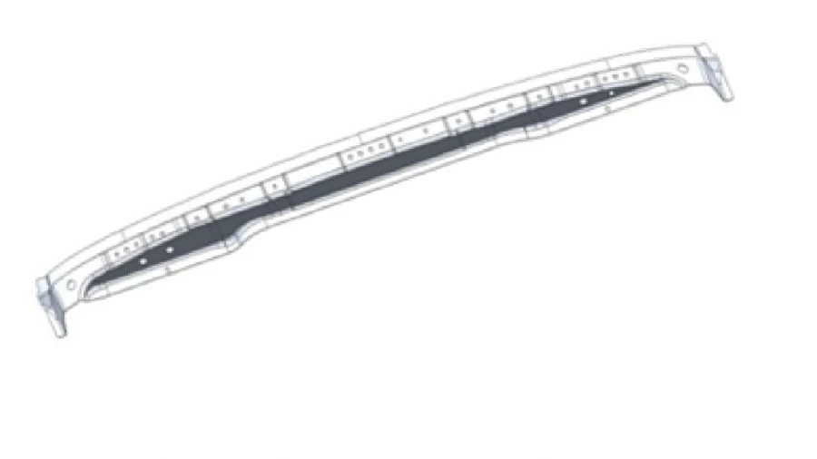 لوحة أمامية مركزية للمركبات طراز A9606210127