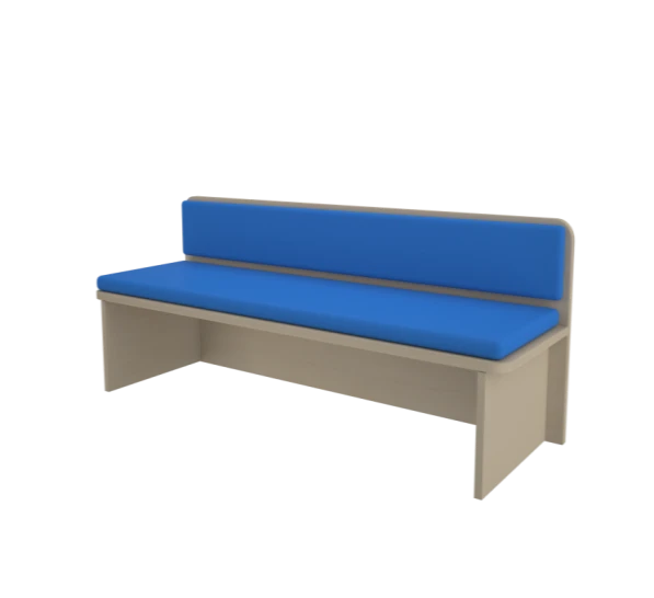 DM1.1062 Bench with Decorative Back Panel and Storage Options