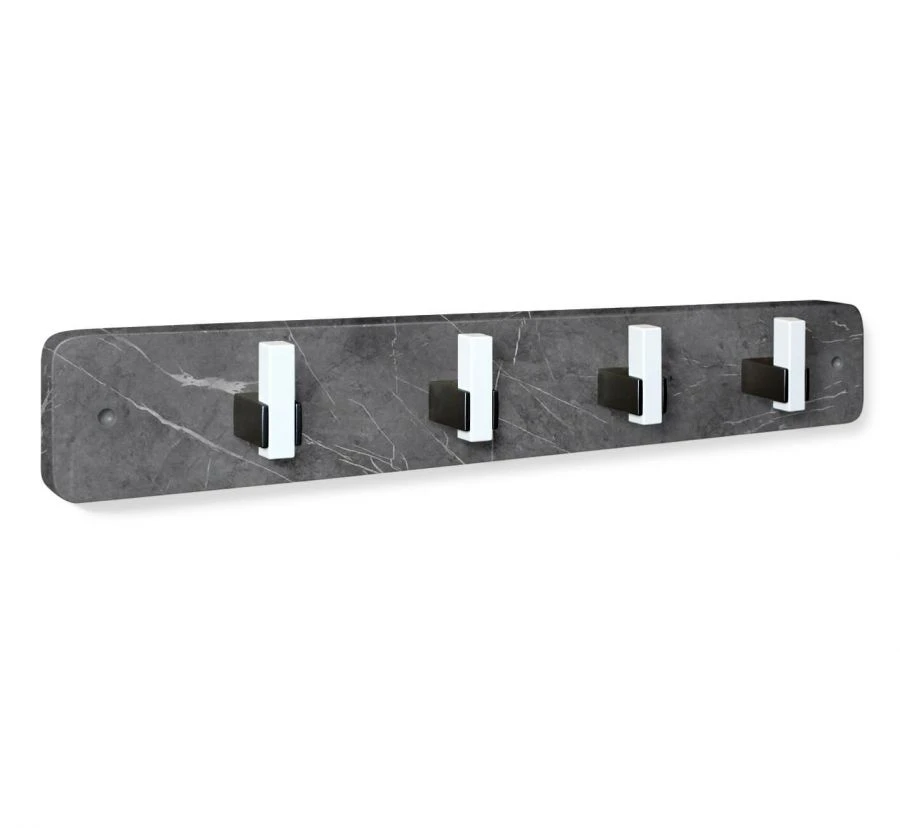 Wall-Mounted Coat Rack with 4 Hooks, Sheffilton SHT-WH32-4