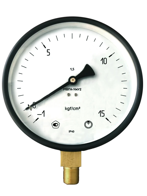 Vacuum Pressure Gauge for Aggressive Liquids and Gases Model VP4-UM