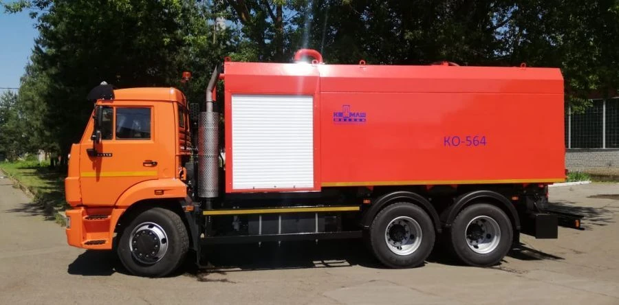 Combined Sewer Cleaning Machine KO-564 on KAMAZ Chassis