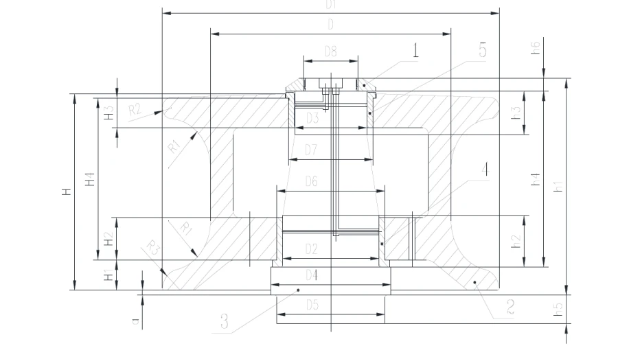 NS 2585 Rollers for Mooring and Tugging Devices