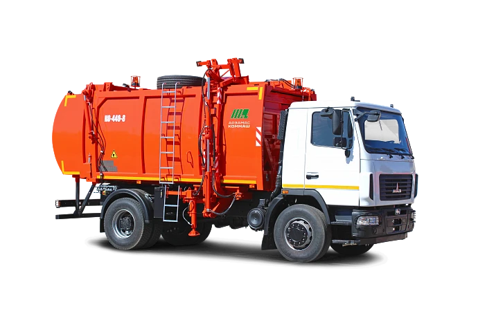 Side Loading Garbage Truck KO-440-8 on MAZ-5340S2 Chassis