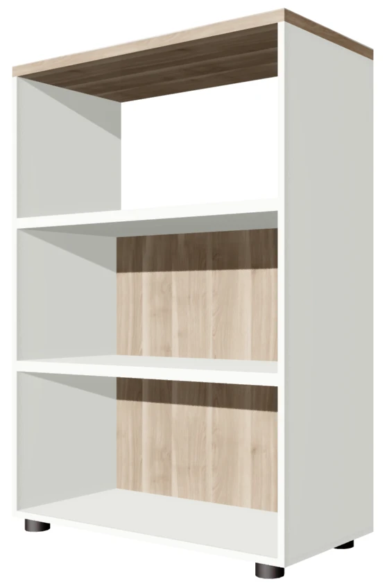 وحدة رفوف مكتبية مغنا مع إضافة، رقم الفن. MSN 02