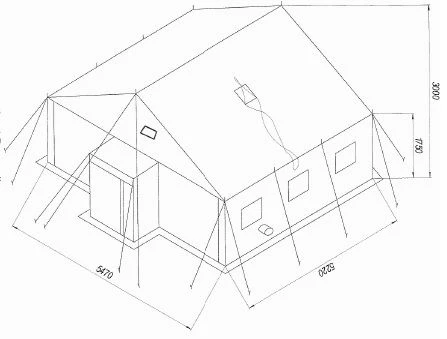 خيمة تقنية صحية موحدة UST-56(O)