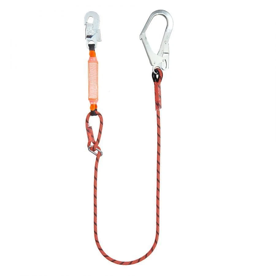 Adjustable Length Lanyard with Shock Absorber, Model HS-AR12d