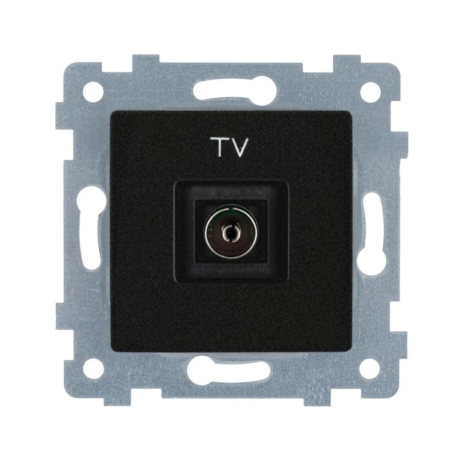 آلية مقبس الهاتف منخفض الجهد "أكسيما" RT1-459 أنثراسيت