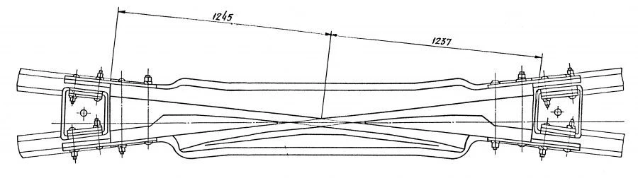 Crosspiece Type R50 Model 2/9 (Project SP516-01)