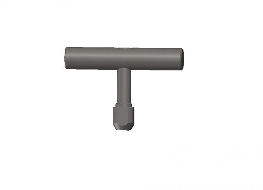 Flexible Milling Tool Handle with T-Shape Design, Model 50.99.3232