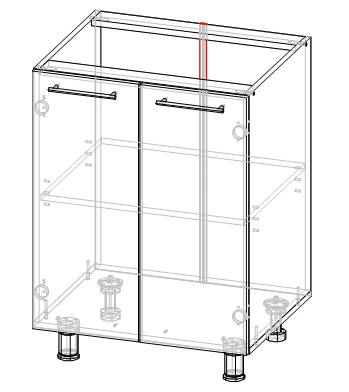 Harmony Series Work Table with Storage Shelf