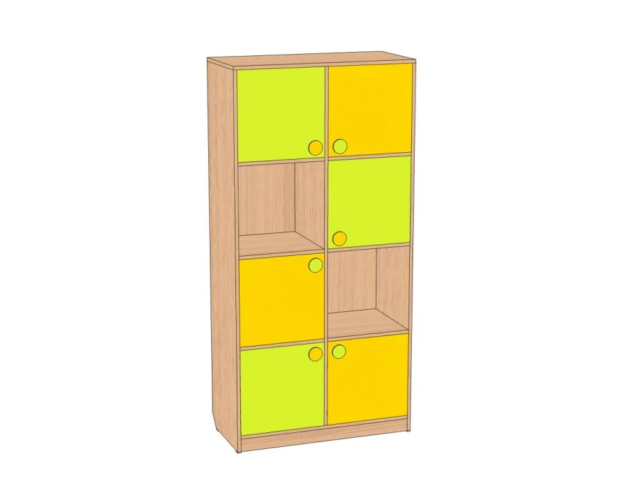 Children's Toy Storage Wall "Rubik's Cube" SI-KR8-F2