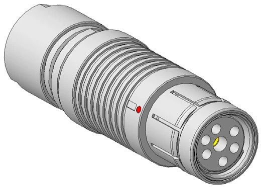 Low-Frequency Cylindrical Connector SNZ2 (Socket)
