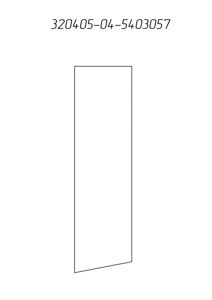 زجاج جانبي خلفي رقم 1 لسيارة باز 320405-04-5403057