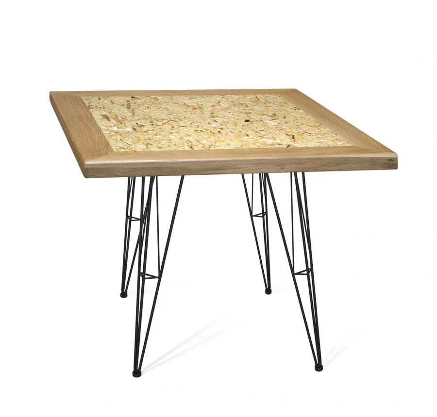 Sheffilton SHT-TU10 Table - 70x70 cm - Durable Oak/OSB