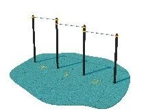 القضبان الأفقية القابلة للتعديل لاختبار السحب ATM-009