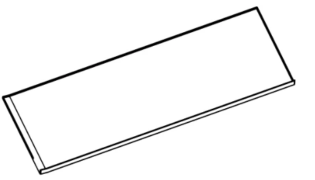 Left Front Panel 71-412.10.21.320 for Tram Cars