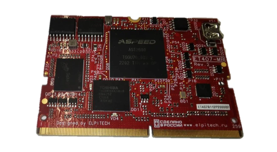 وحدة التحكم في إدارة منصة الخادم ET407