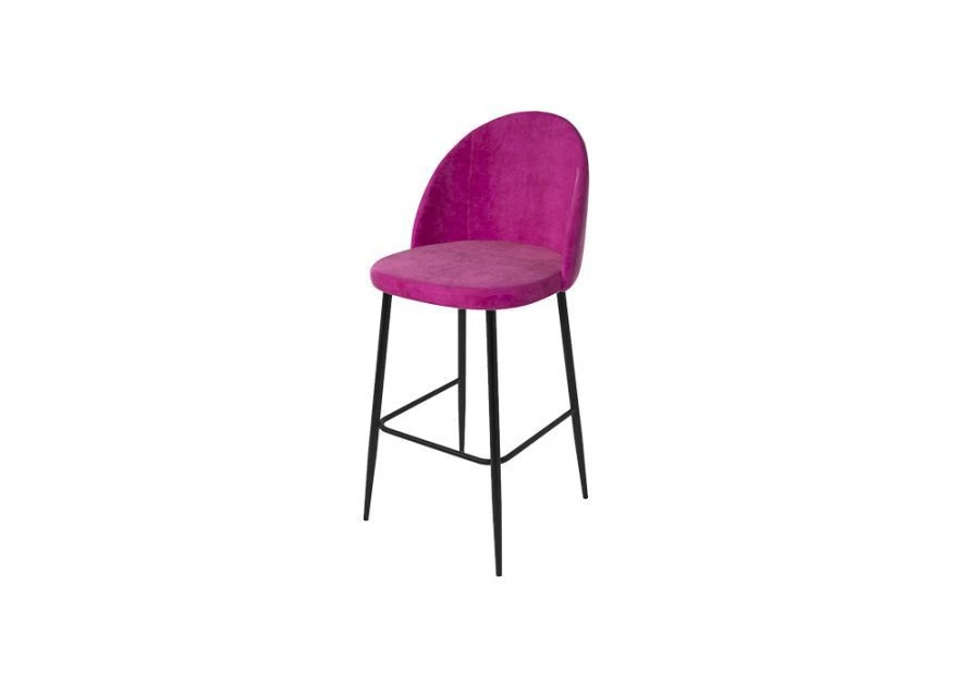 Metal Frame Bar Stool with Soft Back and Seat - SB22/1