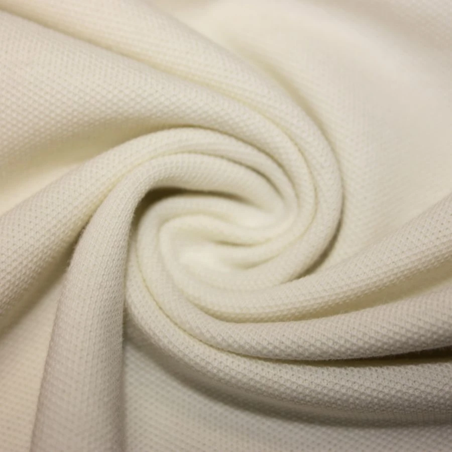 Bleached Cotton Lacoste Fabric 100% Cotton