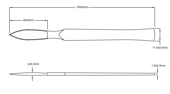 سكالبيل جراحي 08.0011.07 - أداة قطع دقيقة