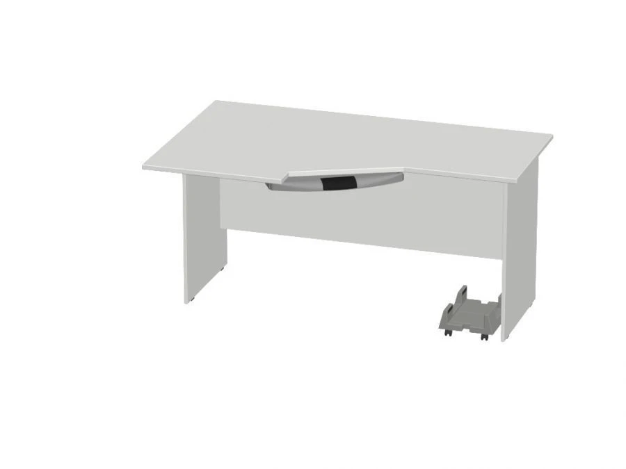 Wooden Computer Desk with Keyboard Shelf and CPU Stand - Model SK