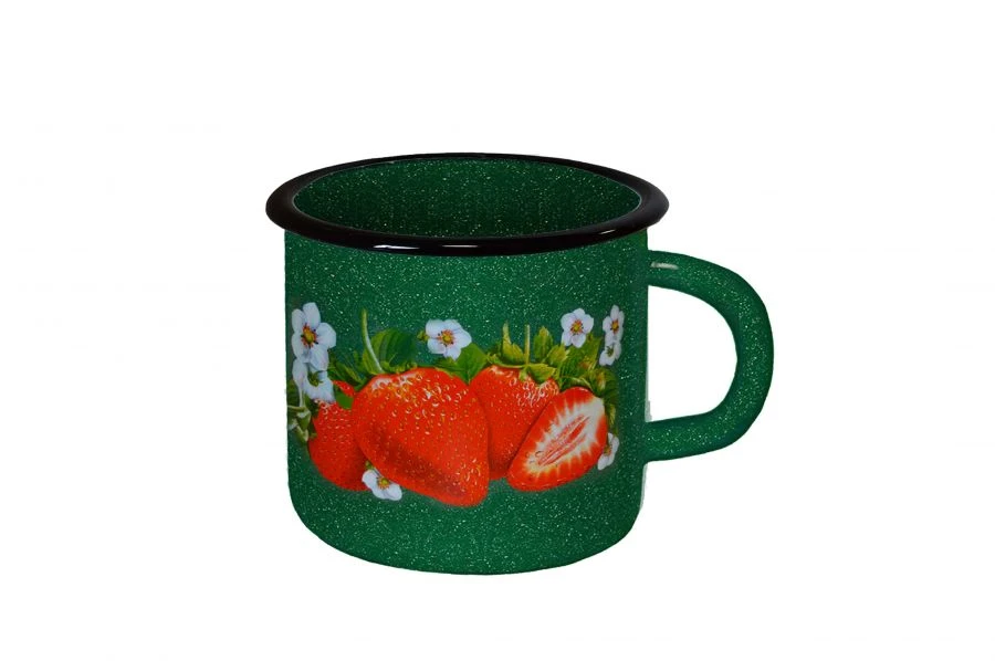 كوب فولاذي مينا، سعة 0.4 لتر