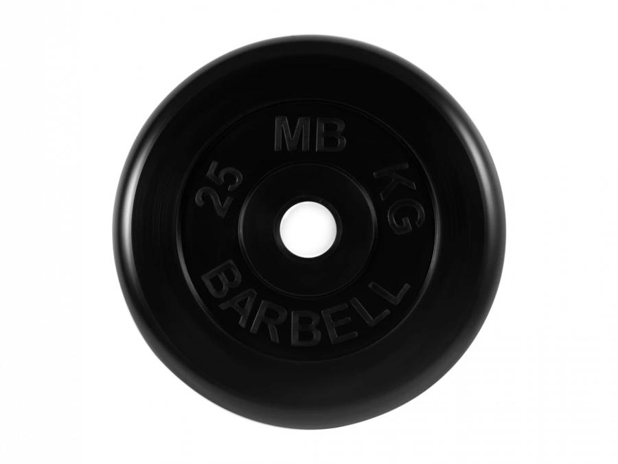 قرص مطاطي معيارى، أسود، 51 مم، 25 كجم - MB-PltB51-25