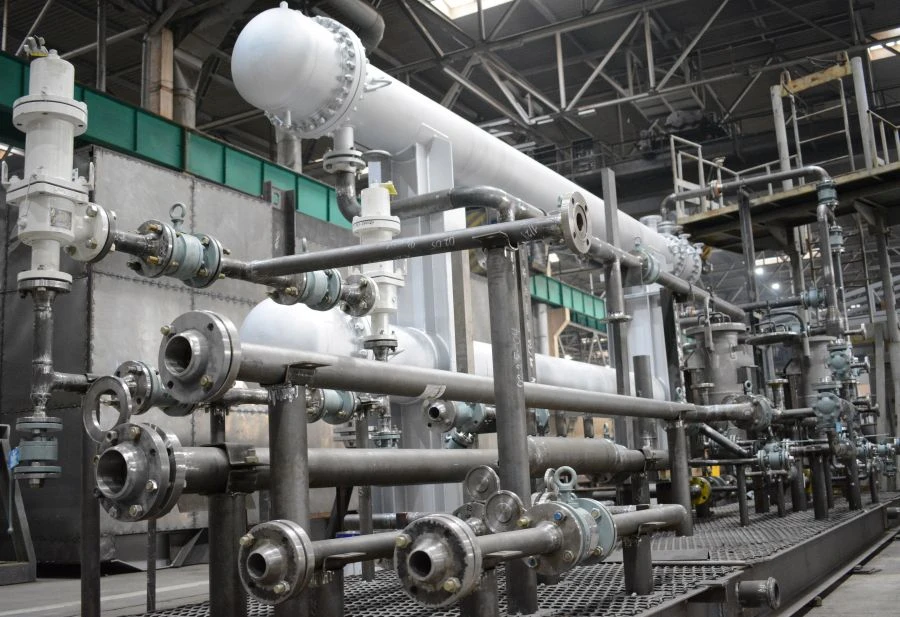 كتلة المبخر لعمود تجديد الميثانول 321-E-002/421-E-002