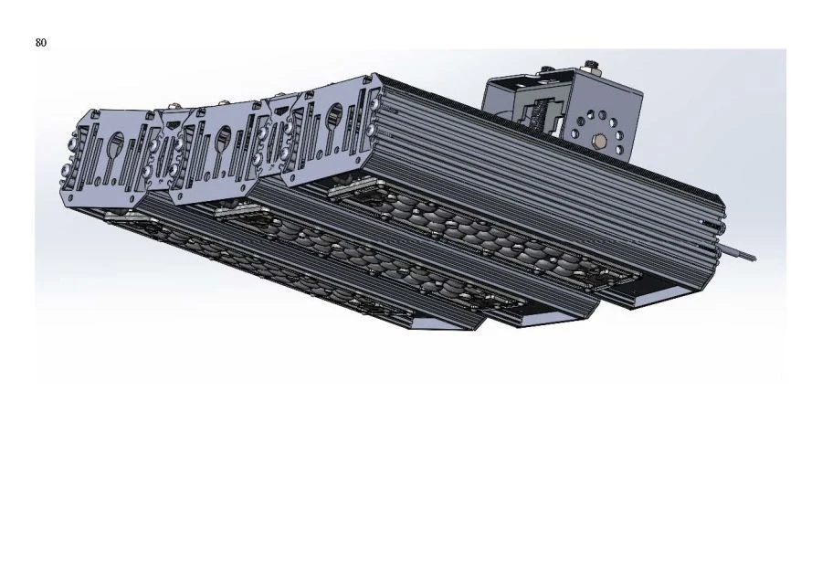 Industrial Design LED Light "MTM IoT" Cube Series 180 Three Modules Side Connection 5 Degrees Narrow Mounting 42mm