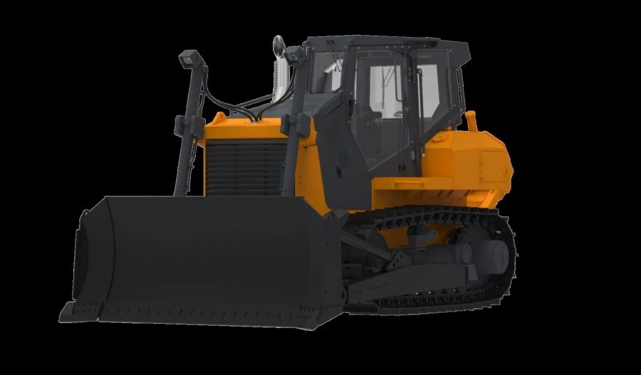 D9-II Bulldozer with YAMZ Engines for Earthmoving