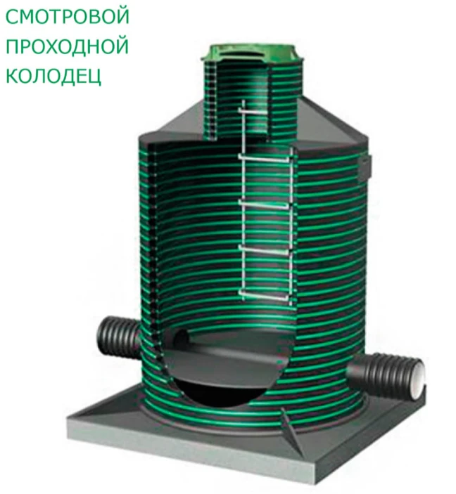 بئر فحص بوليمر لنظم الصرف الصحي