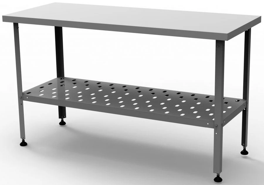 Food Preparation Table with Perforated Shelf SRP-0-0.8/1.8-PR