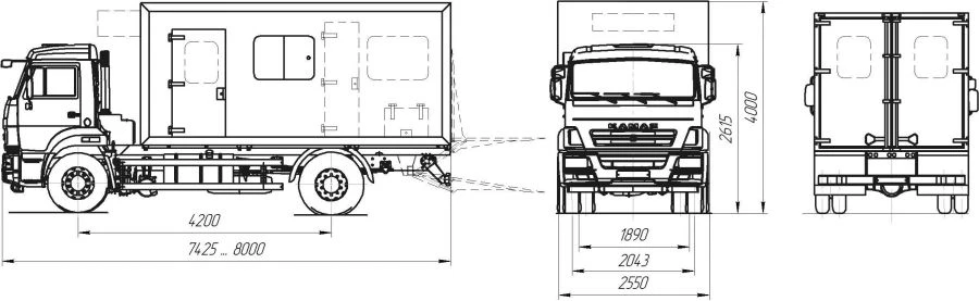 مركبات خاصة - 67220E على قاعدة شاسيه كاما ز 43253-G5