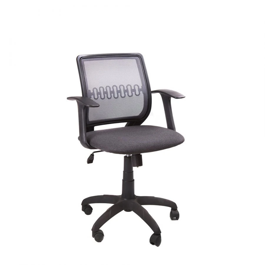 Galant Metal Frame Chair with Textile Upholstery and Plastic Elements