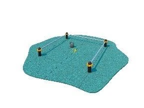 مجمع اختبار "رفعة الجلوس 16 كجم" مع منطقة أمان 2 × 2 م، نموذج ATM-005