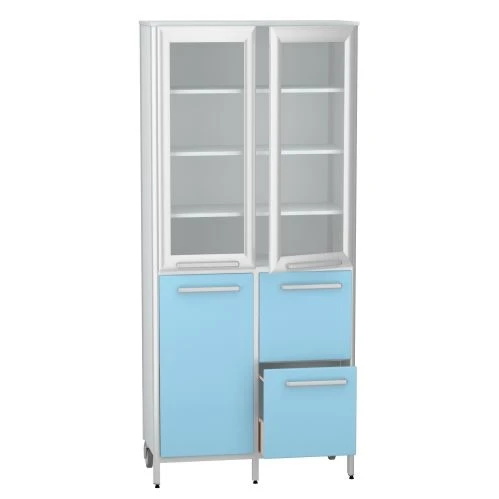 Medicine Storage Cabinet with Aluminum Profile, Model DM-3-101-19.K2.F3