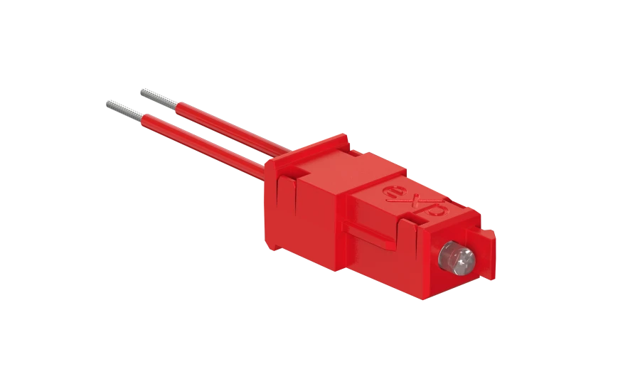 LED Indicator with Wires, 230V~, Red, Model 72182.4