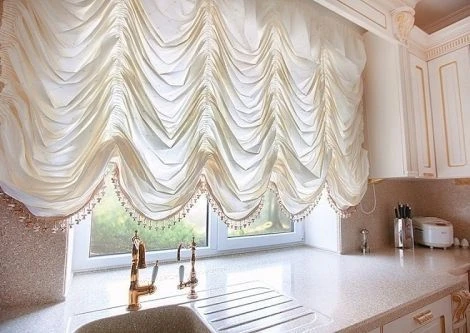 Custom Draped French Curtains - Model 012