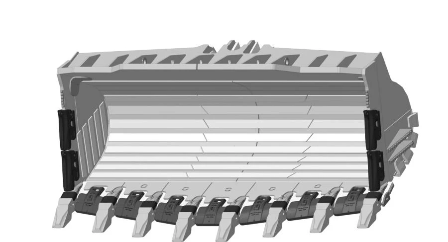 Super-Reinforced Rock Bucket 10.5m³ FLRX-80d-1150-goe-MA120