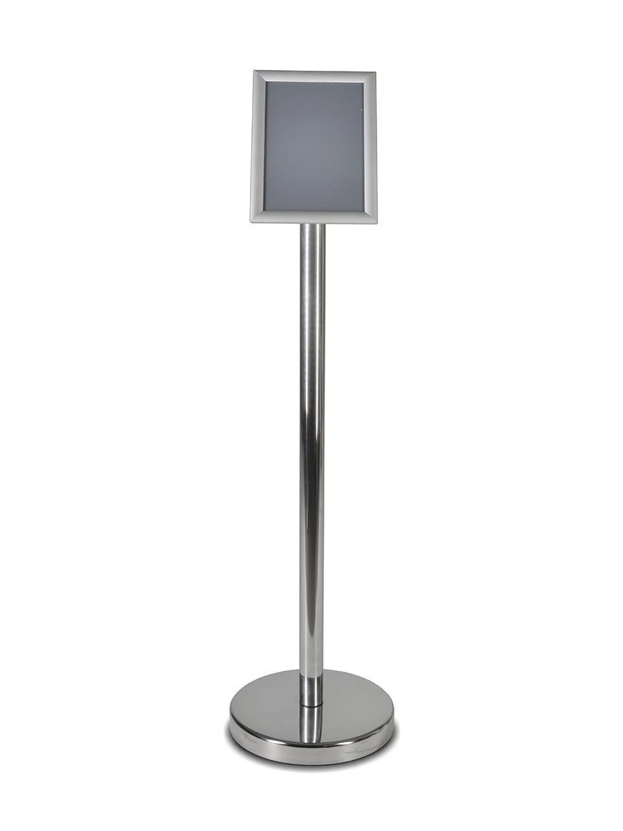 Floor Stand with Click Frame for Information Display