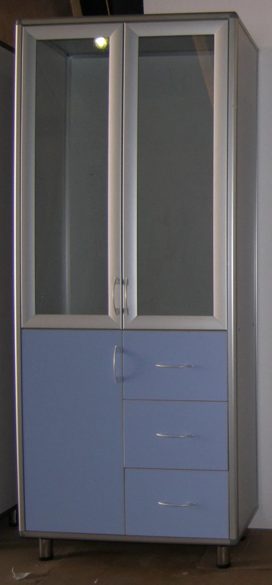 خزانة طبية نوع 1 - تخزين مختبري ثنائي الأقسام