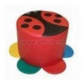 Children's Ladybug Puff Stool